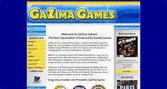 Desktop Screenshot of gazimagames.com